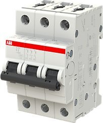 Automat elektrik ABB SH203 C50A, 3P, 6kA, i bardhë