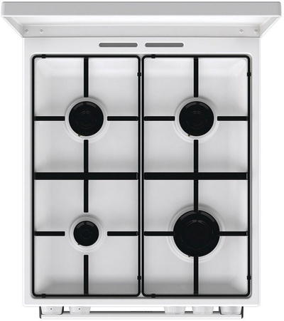 Shporet Gorenje GG5A14WJ, 50cm, furre me gaz 70L, i bardhë