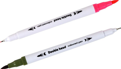 Set markera Leantoys Double-Sided, 60 copë, dyanshëm, shumëngjyrësh