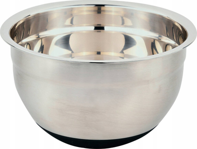Kuas përziere çeliku inoks, Ø24cm, 24 x 24 x 12.8cm, argjend