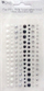 Stickers dekorativ Dalprint Mono Jewels, kristale edhe perla vetëngjitëse, 120 copë, shumëngjyrëshe