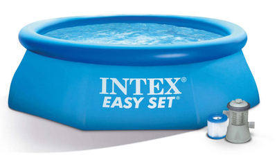 Pishinë + aksesorie Intex Easy Set 28108, e kaltër, 244×61 cm