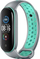 Rrip dore Beline Strap Design për Mi Band 7/6/5, silikon, gri jeshile