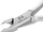 Gërshërë kutikule Activeshop OCHO PRO Nippers 04, 3.5mm, çelik inoksi, gri mat