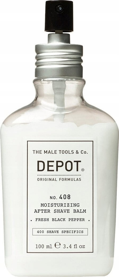 Балсам по бричење Depot 400 No.408 Fresh Black Pepper, хидратантен, 100ml