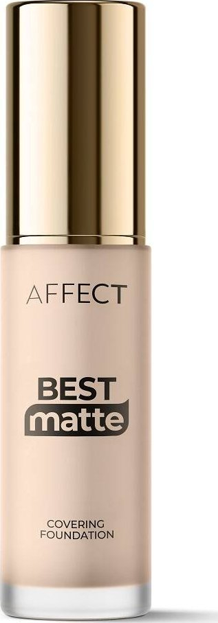 Фондација Affect Best Matte, целосно покривање, долготраен мат ефект, 1N, 30 ml