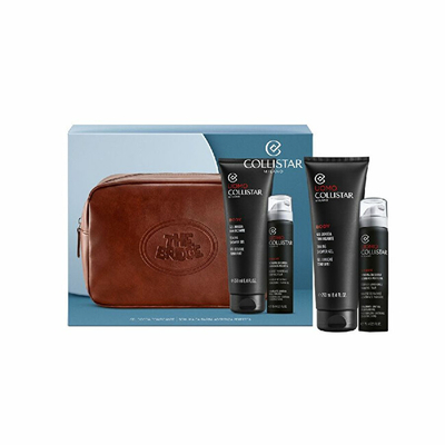 Set Collistar Gel Doccia Tonificante, xhel dushi për lëkurë 250 ml + shkumë rroje 75 ml + çantë kozmetike