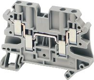 Bllok terminali Schneider Linergy TRV NSYTRV44, 4 drejtime, 4mm², gri