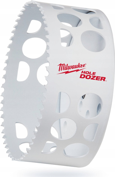 Sharrë rrethore Milwaukee Hole Dozer, 102mm, bi-metal, e bardhë