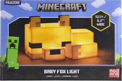 Dritë nate dekorative Minecraft Fox Light V3 62, LED, shumëngjyrëshe