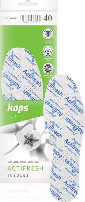 Влошки за чевли Kaps Actifresh, контрола на мирис и бактерии, сите бројеви