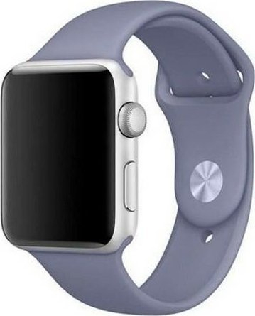 Rrip dore Mercury Silicone Strap për Apple Watch 38/40/41 mm, silikon, light purple lavender