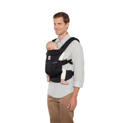 Nositëse bebe Ergobaby Omni Breeze, SoftFlex Mesh, ergonomike, e zezë