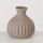 Vazo dekorative Boltze, porcelani, 12 cm, gri