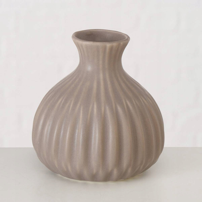 Vazo dekorative Boltze, porcelani, 12 cm, gri