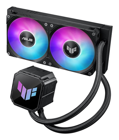 Ftohës uji CPU Asus TUF Gaming LC III 240 ARGB, 240mm, dy ventilatorë ARGB, i zi