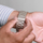 Rrip për orë inteligjente Vonmählen Link Bracelet 2, çelik inox 316L, 44 45 46 49 mm, bezhë