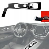 Folie dekorative GrizzGlass PianoSkin, set 3in1, për Volvo XC60 T8 2023-2024, e zezë me shkëlqim