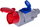Електричен сет TAREL 1x16A 5P 400V, излез 230V, сив