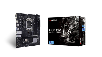 Pлоча Biostar H610MHC 2.0, LGA1700, Micro ATX, црна