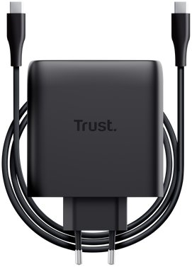 Karikues universal Trust MAXO GaN 25527, USB Type C, 100W, i zi