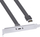 Braket PC InLine 33446H, port USB C 3.1, kabllo 50cm, i zi