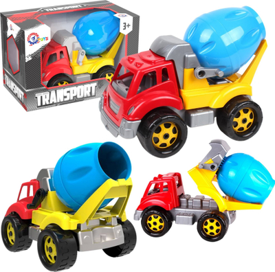 Kamion betoniere lodër TechnoK Mixer Truck, plastikë, 3+ vjeç, shumëngjyrësh