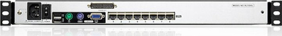 KVM switch Aten KL1508AN, 8 porta, ekran LCD 19", montim rack 1U, tastierë DE