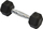 Hantellë Eb Fit Rubber Coated Hex, 2.5 kg, e zezë