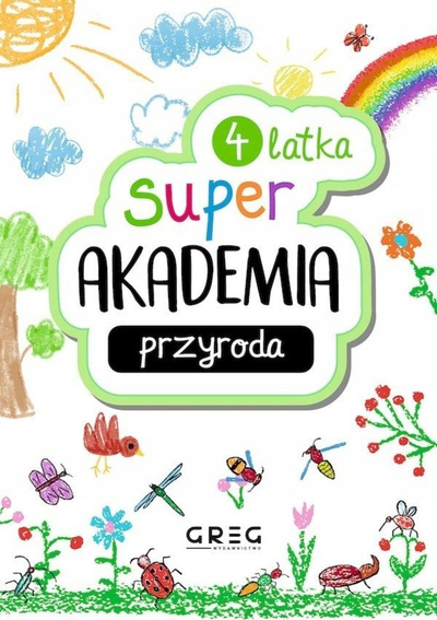 Libër edukativ Super Academy Nature, aktivitete me ngjitëse, 4 vjeç
