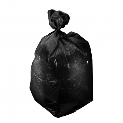 Thasë për mbeturina Proline LDPE 120 L, 8 x 10 copë, të zeza