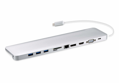 USB-C док Aten Multiport Mini Dock Gen 1, HDMI, RJ45, сив