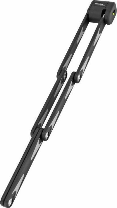 Bravë palosëse biçiklete Master Lock, 84cm, me çelës, e zezë