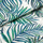 Mbulese krevati Eurofirany DESIGN 91 Palms, 200 x 220 cm, poliester, e bardhë jeshile