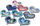 Stickerë 3D për Krishtlindje Titanum Hearts, me figura, me simite që shkëlqejnë