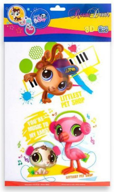 Dekorime muri Euro Trade Littlest Pet Shop, me ngjyra plot