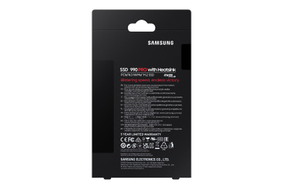 SSD Samsung 990 PRO, 4TB, M.2 PCIe 4.0 NVMe, со ладилник