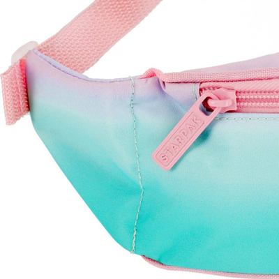 Çantë beli Starpak Ombre Mermaid, rrip i rregullueshëm, me zinxhir, ngjyra pastel
