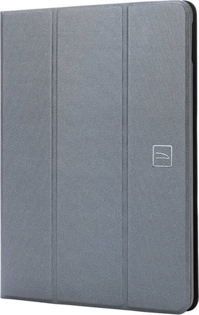 Kapak folio për tablet Tucano Up Plus, për iPad 10.2 Gen 7 8 9, me mbajtëse Apple Pencil, gri