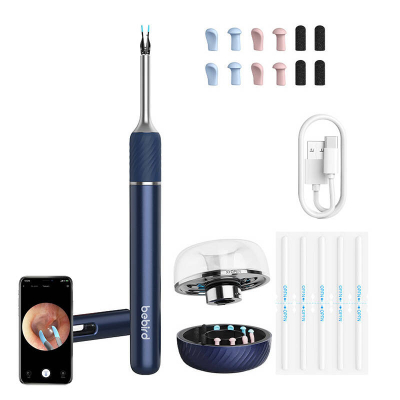 Otoskop inteligjent Bebird Note 5 Pro, kamerë 10MP, Wi‑Fi, blu i errët