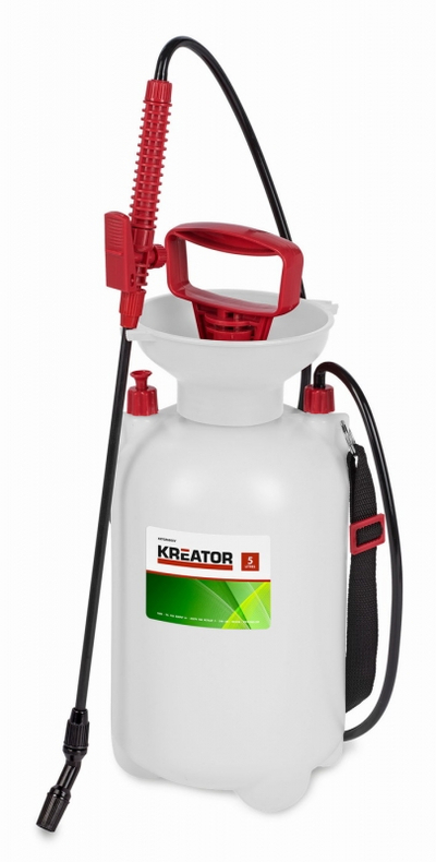 Spërkatës presioni KREATOR VITON, 5L, manual, portokalli