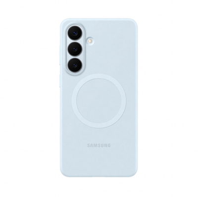 Силиконско куќиште Samsung Silicone Magnet Case, за Galaxy S26+, магнетно, светло сино