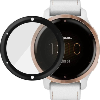 Xham mbrojtës PanzerGlass Garmin Venu 2S, xham i fortë, antibakterial, transparent