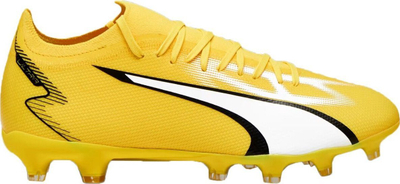 Këpucë futbolli Puma Ultra Match FG AG 107347 04, për burra, për fusha të forta, të verdha