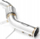 Downpipe BMW N57 F07 F10 F11 F30 F31 F32 F33 F34, 76mm, çelik inox