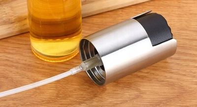 Shishe sprej për vaj dhe uthull VIVIO, 100 ml, qelq, e tejdukshme