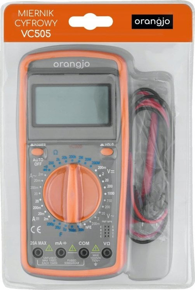 Matës digjital universal Orangjo, me buzzer, i vogël për tu mbajt me vete