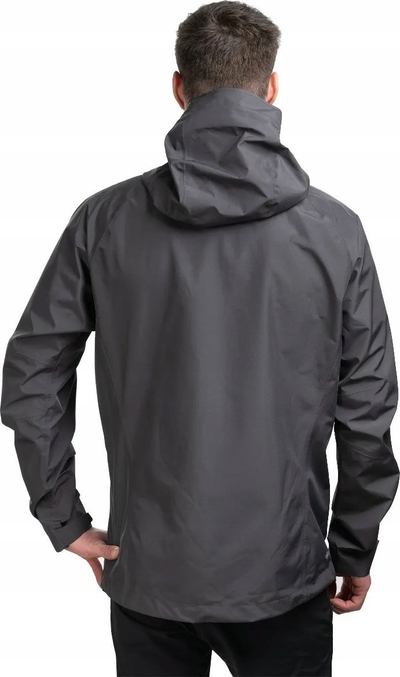 Јакна за дожд Rab Namche Paclite, GORE TEX, прилагодлива капа, темно сива