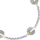 Byzylyk për goca Trussardi T-Round TJAYF10, 19cm, i argjendtë