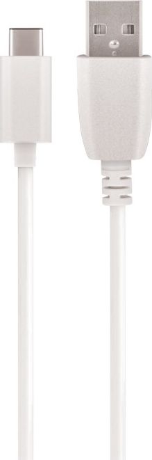 Kabllo Maxlife USB në USB C, 1m, 3A, e bardhë